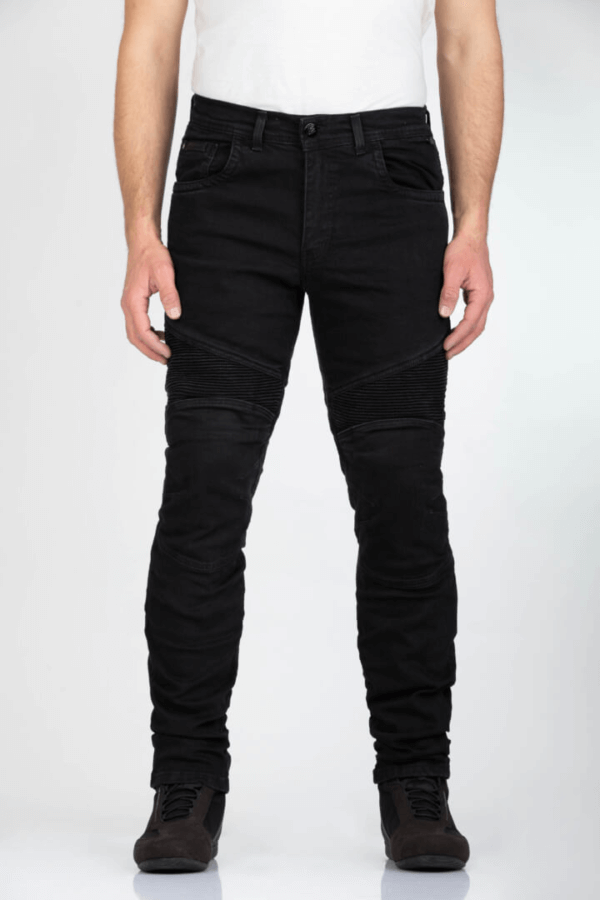 Jeansy męskie 115moto Black Regular Fit – Prosta Nogawka